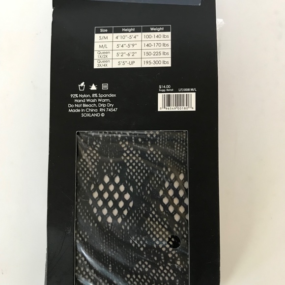 Fishnet Lace Tights New - Picture 5 of 6